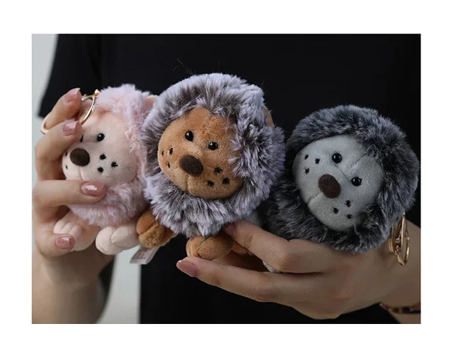 

Fashion Small Lion Plush Pendant Cute Doll Keychain Boutique Bag Decoration Soft Soothing Doll Couple Christmas Birthday Gift