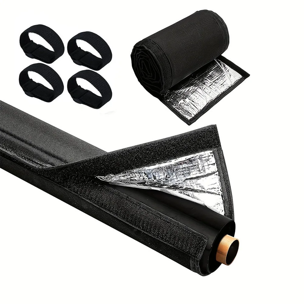 5 Layers 600D Oxford AC Copper Pipe Insulation Cover UV Resistant Outdoor 80