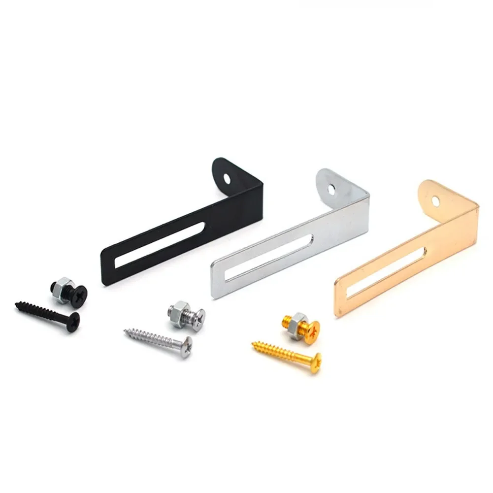 Electric Guitar Pick Guard Matel Bracket Archtop&Screw Set 63x26.5mm For Les Paul Guitar Guard Plate Accessories