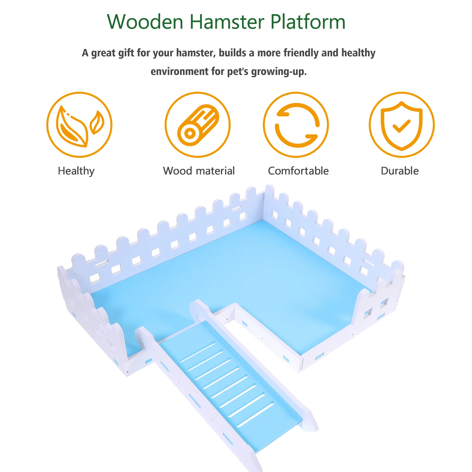 

Hamster Decorations for Cage Ladder Platform Ladders Small Animals Crawling