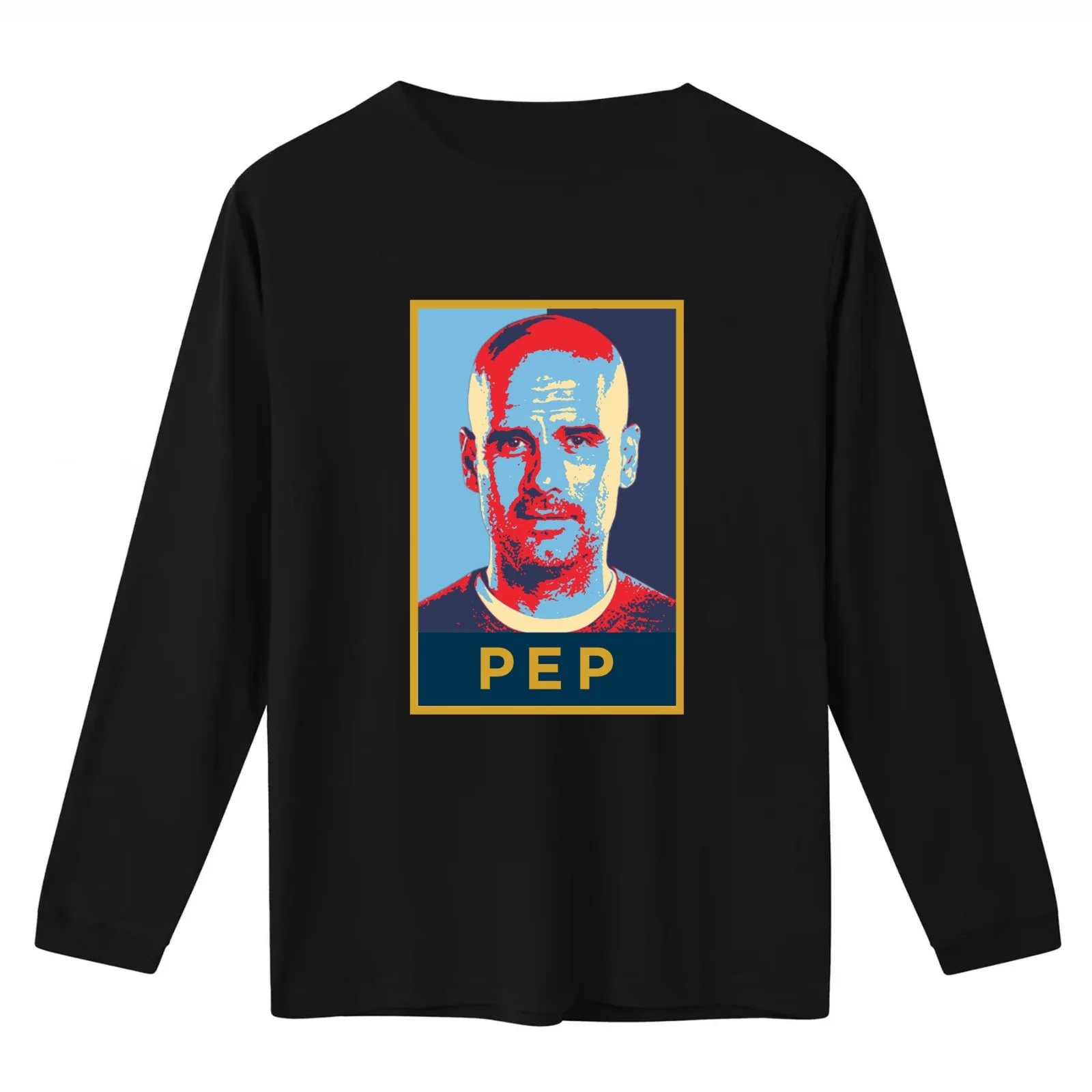 Pep Guardiola Artwork T-Shirt Summer Casual Cotton Tee Oversized Streetwear Tops Vintage Graphic Print Unisex Men Women