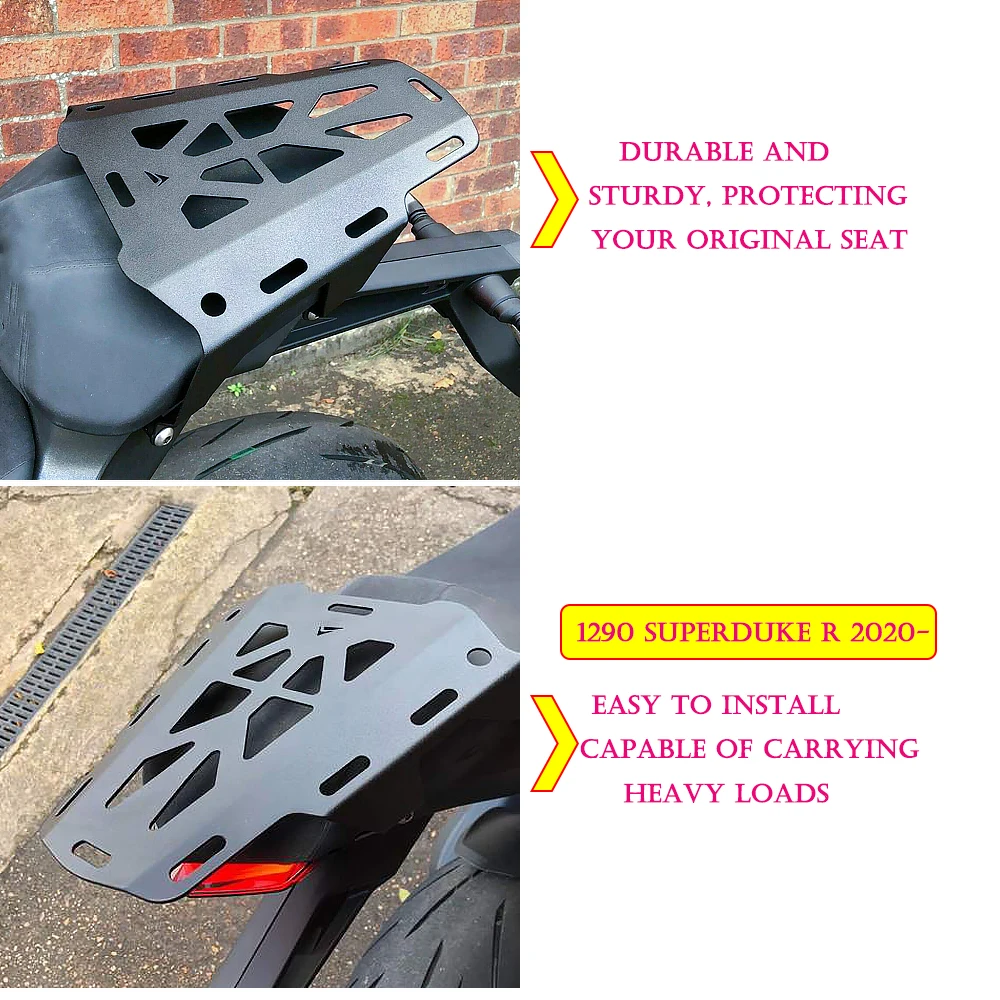 NEW Motorcycle Accessories Rear Luggage Seat Rack Cargo Rack Carrier For 1290 Superduke R 2020 2021