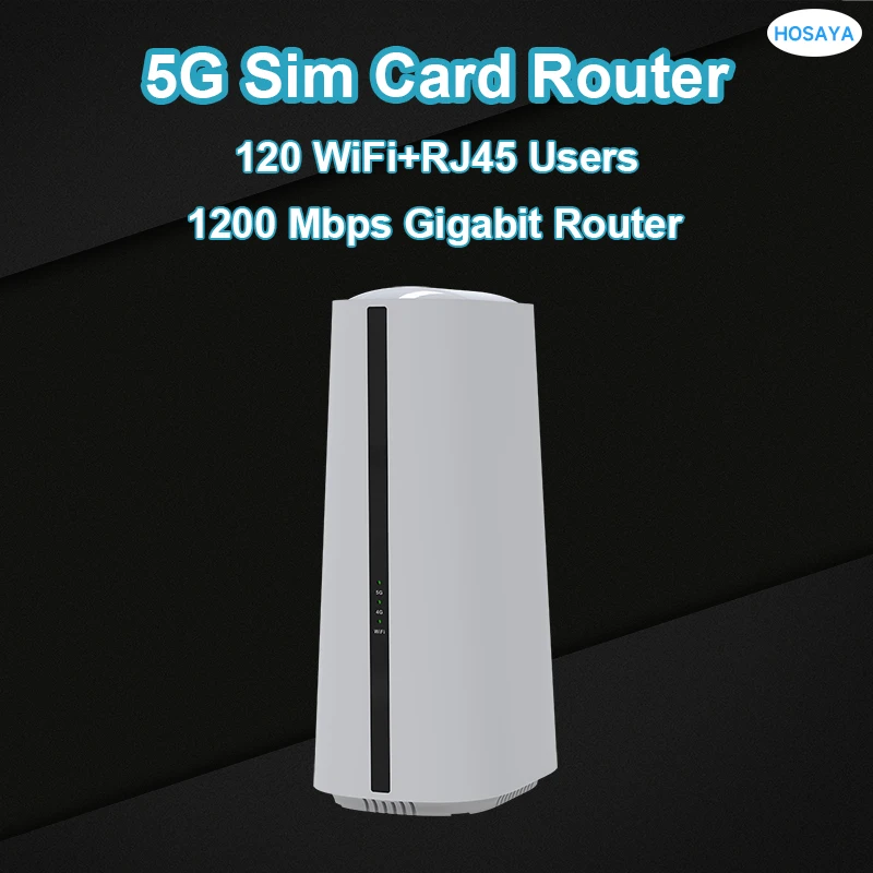 5G Router 120 network users SIM card slot CPE WiFi router compatible 4G router wireless modem WiFi Hotspot