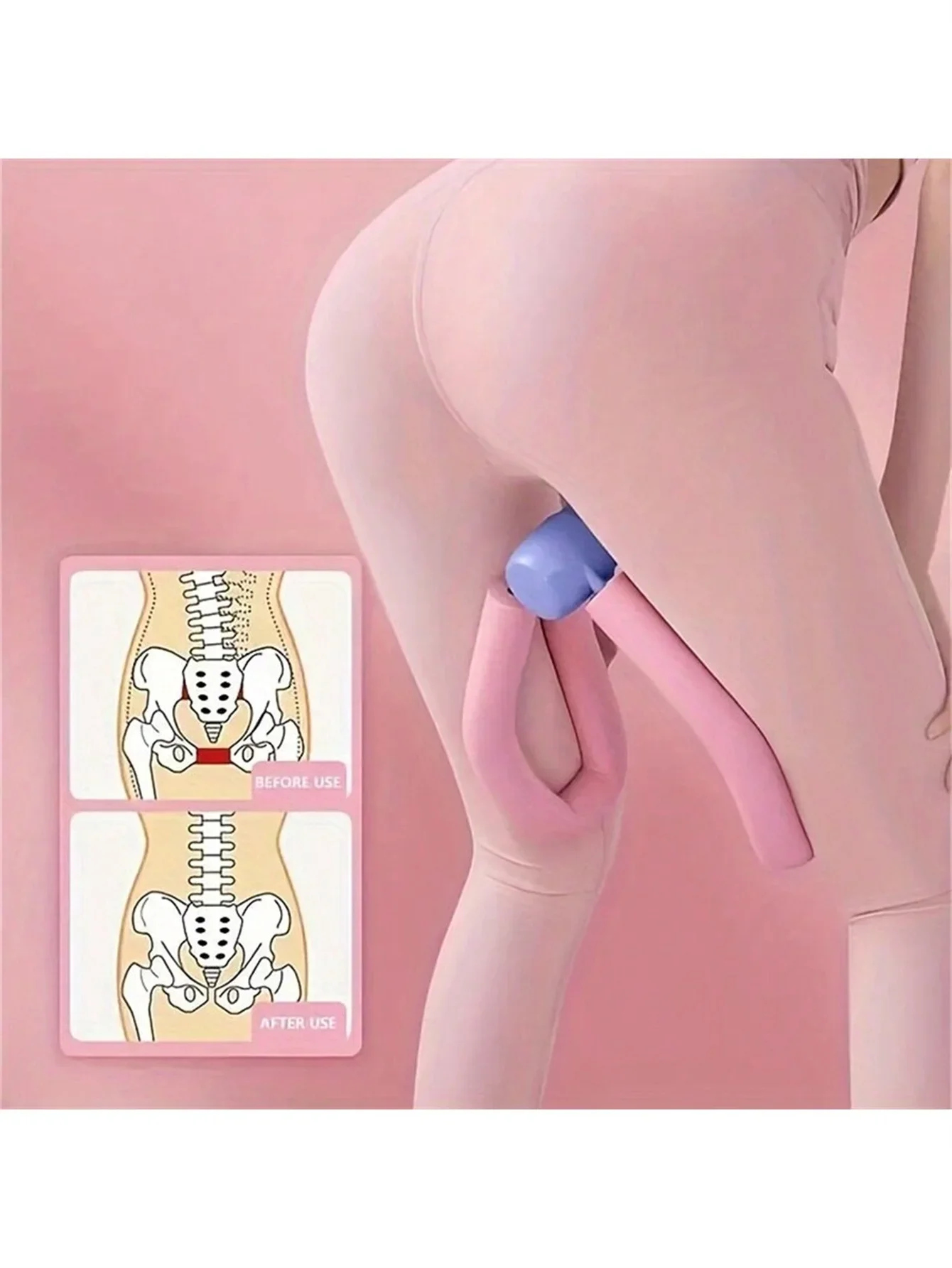 Pelvic Floor Muscle Trainer and Thigh Exerciser for Postpartum Recovery, Body Shaping, and Leg & Butt Training - Strengthen and