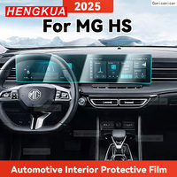 TPU For MG HS 2025 Transparent Protective Film Car Interior Central Control Navigation Panel Accessories Sticker