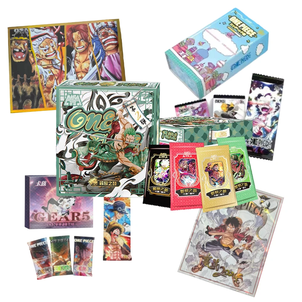 

One Piece Valley of Liberation Vol.2 Collectible Card Box Cool Pirate Zoro Anime Trading Cards for Manga Fans Gift