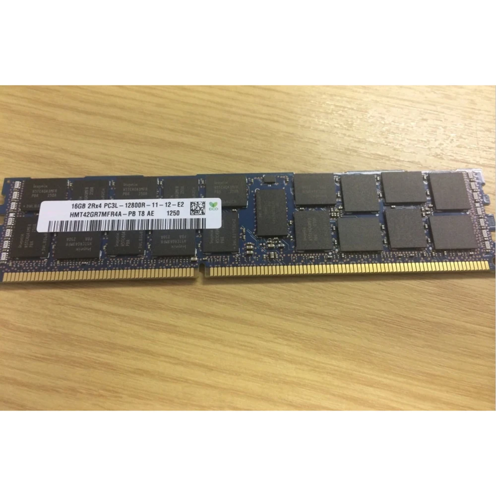 

1 шт. 16 Гб 16 Гб DDR3L 1600 ECC REG PC3L-12800R RAM для памяти SK Hynix