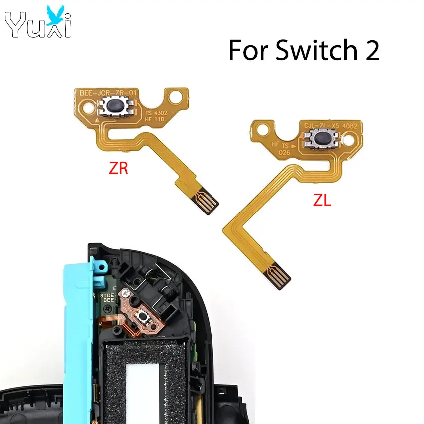 YuXi Für Switch 2 Links Rechts Controller ZL ZR Tasten-Flachbandkabel für NS2 Joy-Con Tasten-Flexkabel Reparaturteile