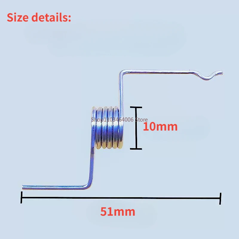 2Pcs for Midea/ Toshiba/ Homa refrigerators BCD-320WEM middle beam torsion spring/door spring door buckle spring