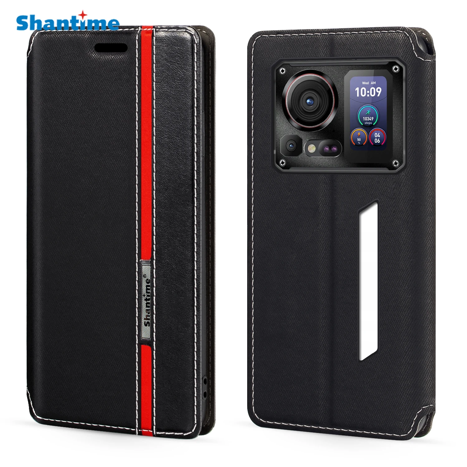 Dla Hotwav Hyper 7 Pro 5G Etui Fashion Multicolor Magnetic Closure Leather Flip Case Cover z uchwytem na kartę 6,6 cala