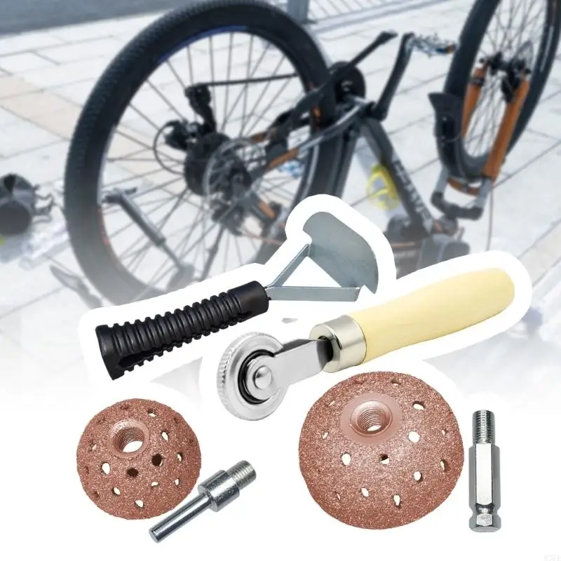 

M76E Tire Patches Repair Tool Tire Buffing Wheel Tire Patches Roller Scraping Cutter For Motorcycle Trucks Grinding Polishing