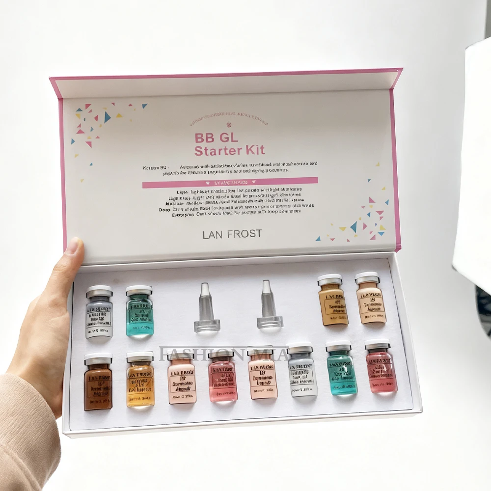 Korea 8ml Salmon DNA BB Cream Glow Starter Serum Kit Whitening Foundation Moisturizing Skin Rejuvenation Skin Care