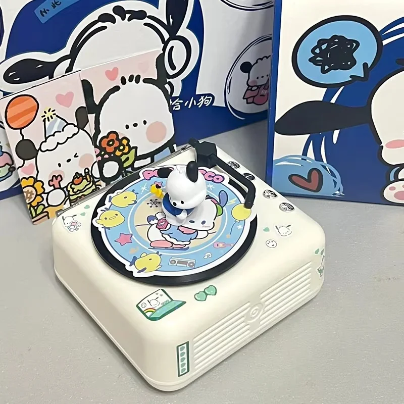 New Hellokitty Record Player Bluetooth Speaker Cute Kt Audio Children'S Birthday Gift Adult Christmas Gift