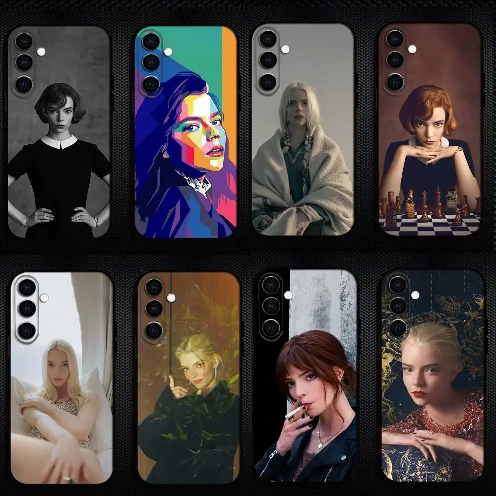 

Anya T-Taylor-J-Joy Actress Phone Case For Samsung Galaxy A73,A72,A71,A70,A53,A52,A51,Others Soft Black Shell