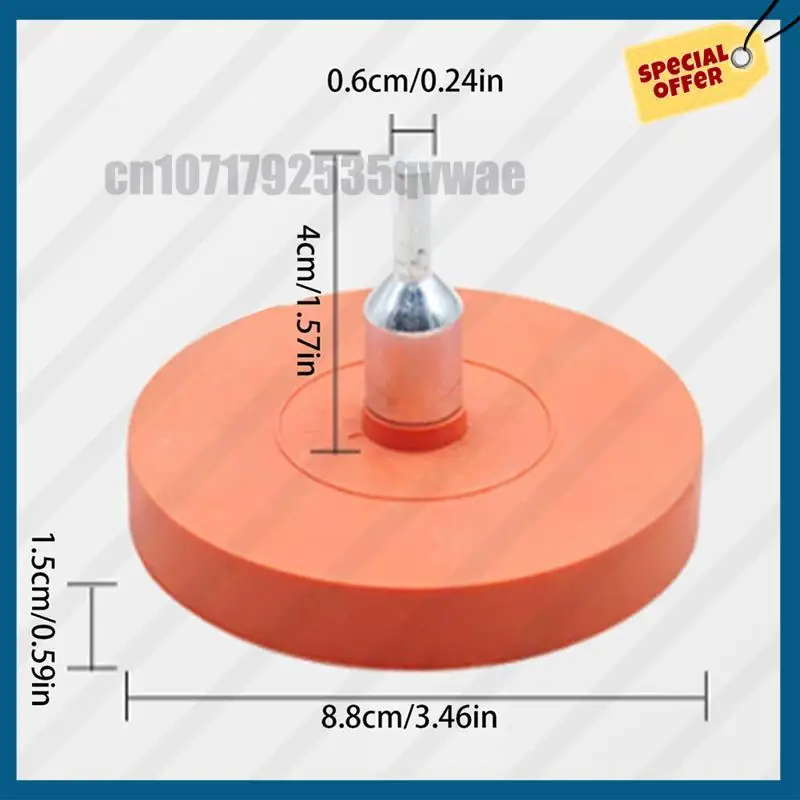 -A89Z For Drill Compatible Adhesive Eraser Wheel, 4 Inch Rubber Wheels For Decal Removal Tool, Sticker Glue Remover For Auto Bod