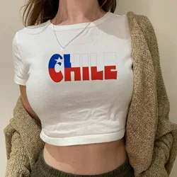 칠레 페어리 코어 한국 패션 크롭 탑 소녀 고딕 귀여운 한국 패션 하라주쿠 크롭 의류