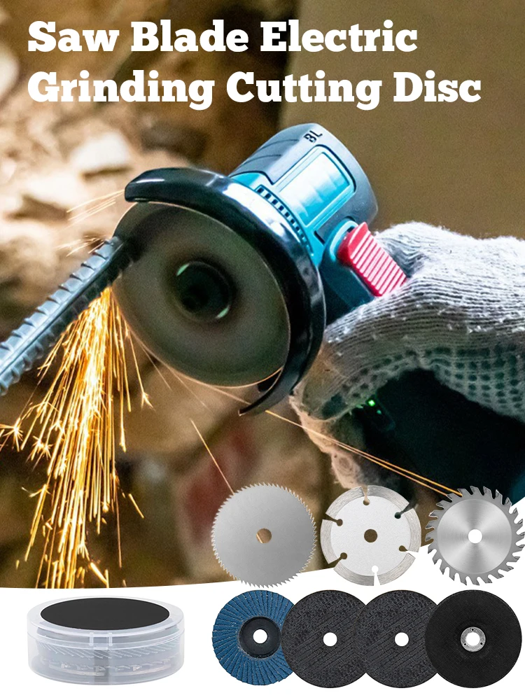 7PCS 76mm Saw Blade Electric Grinding Cutting Disc Rotary Tool Metal Cutter Power Tool Wood Cutting Electric Grinder Accessory