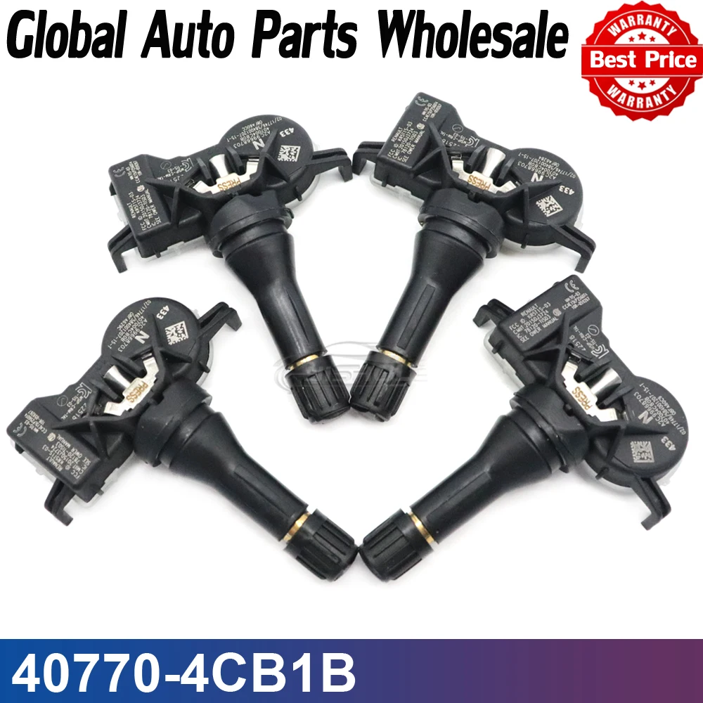 

40770-4CB1B Car New TPMS Tire Pressure Monitor Sensor For NISSAN LEAF ROGUE SPORT 2016-2019 433Mhz 40700-4CB0B 407704CB1B