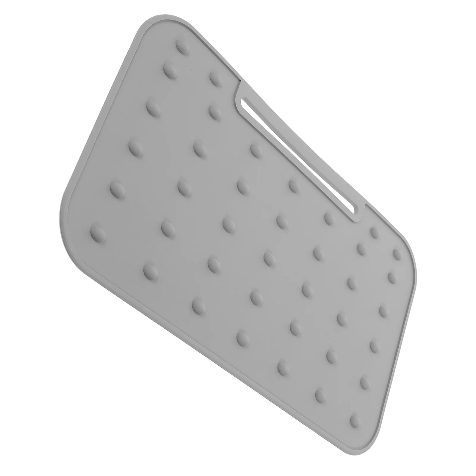 

Silicone Iron Rest Pad: Portable Heat Resistant Ironing Mat With Hanging Hole For Home Travel Universal Iron Insulation Pad