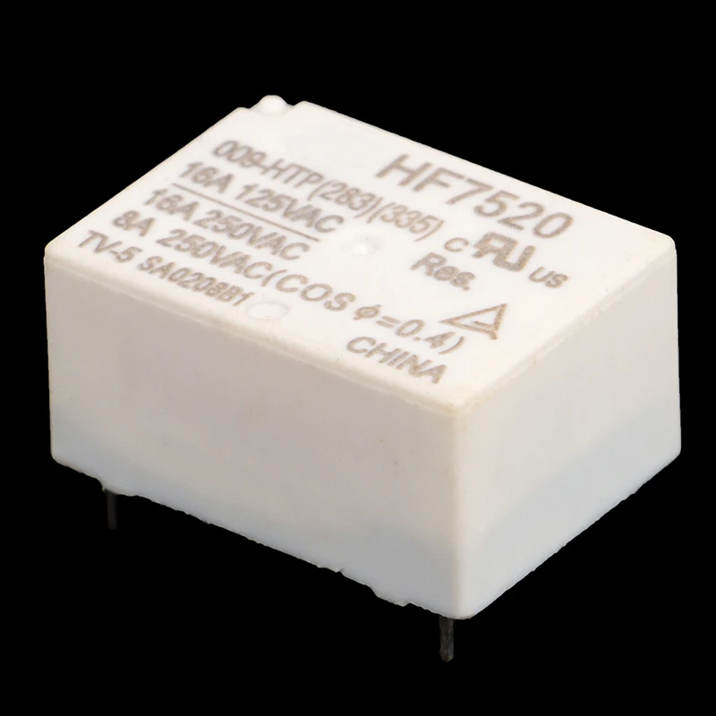 1pc HF7520 / 009-HTP High Load 10A / 16A Normally Open 4-Pin Millet Constant Temperature Electric Heating Kettle Relay