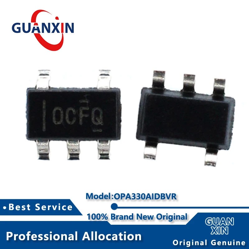 

100% New OPA330AIDBVR OPA330AIDBVT SOT23-5 Marking 0CFQ OPA330
