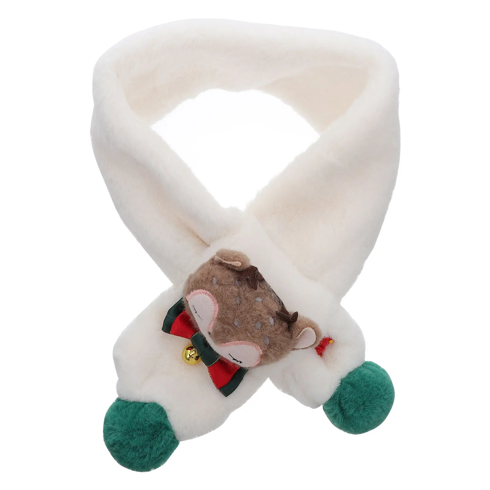 ผ้าพันคอเด็ก 1 ชิ้น ลายสุนัขจิ้งจอก สำหรับฤดูหนาว ให้ความอบอุ่น น่ารัก เหมาะเป็นของขวัญสำหรับเด็กในสภาพอากาศหนาวเย็น