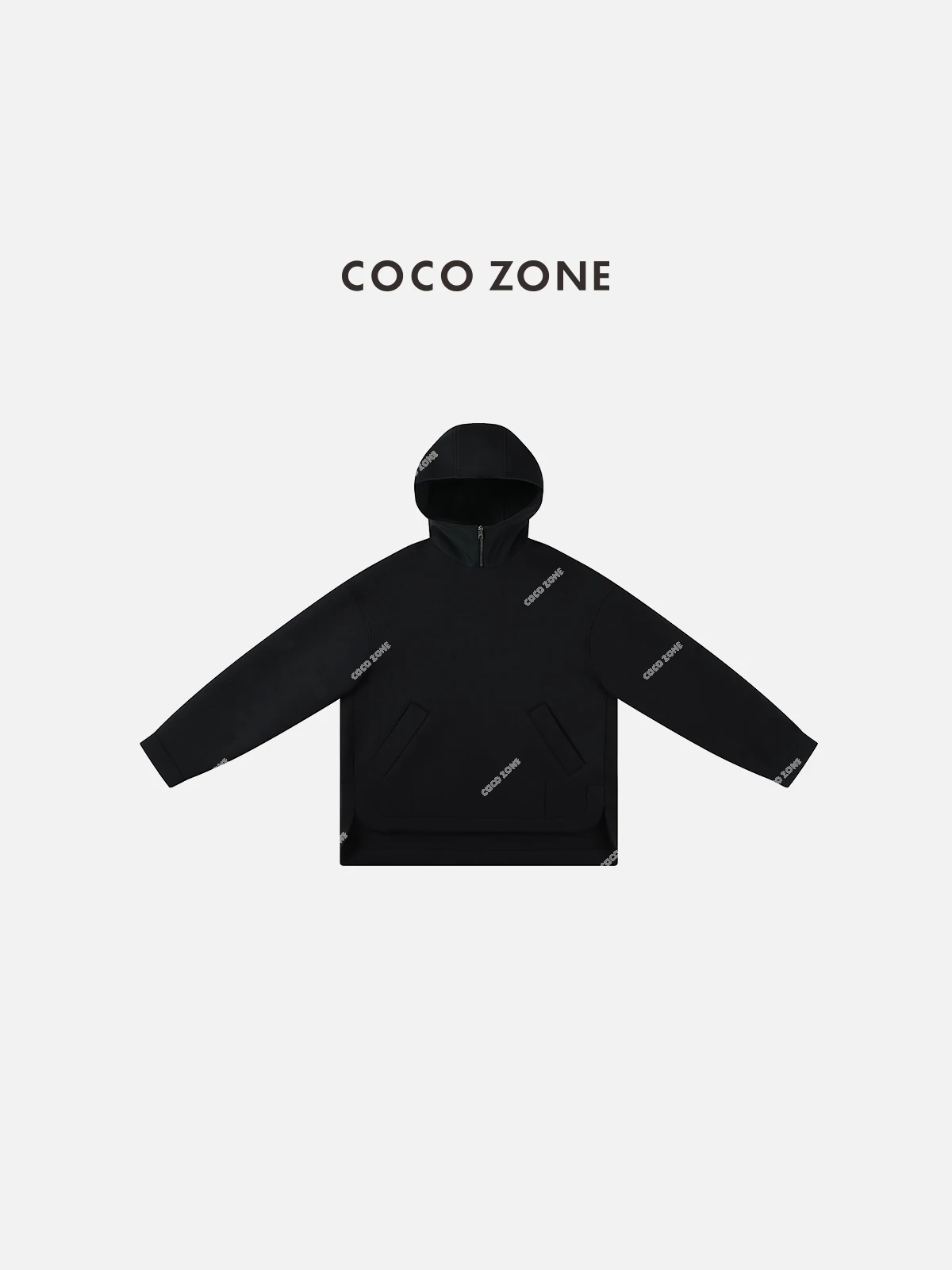 

Zone Vintage Zipper Hoodie Design Top Comfortable Straight Fit Long Sve ort Length Pure Color Commute Sle Women's Swea...