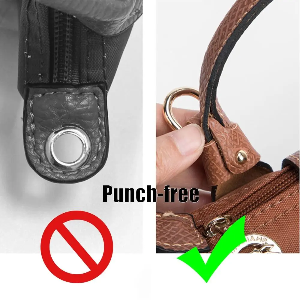 Punch-free Replacement Transformation Genuine Leather Strap Handbag Belts Hang Buckle Crossbody Bags Accessories For Longchamp