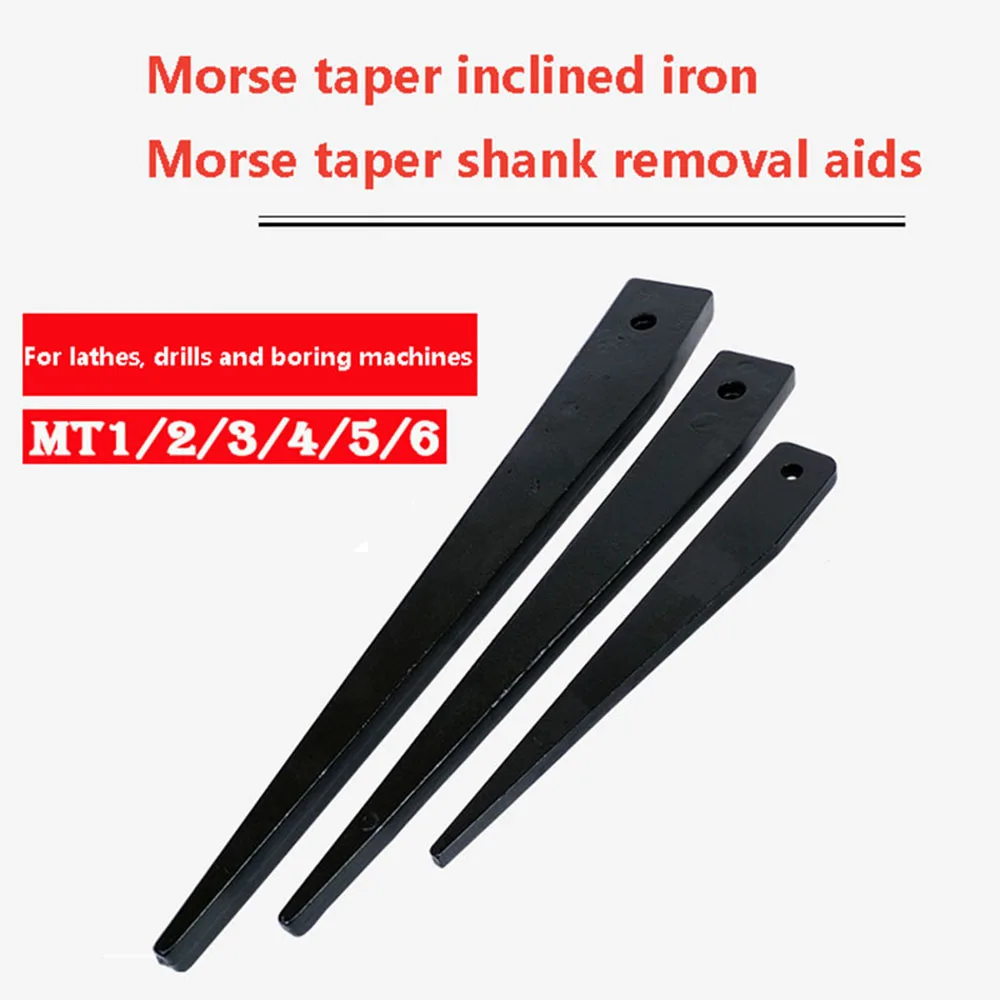 1set Mohs Variable Diameter Sleeve Inclined Iron MT1-6# Back Cone Wedge Iron Kit Milling Machine Drill Sleeve Removal Tool