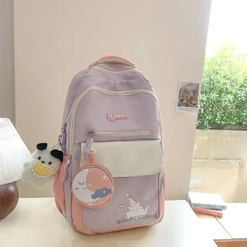 Mochila ligera y bonita para estudiantes japoneses, nueva mochila a la moda y dulce, 2024