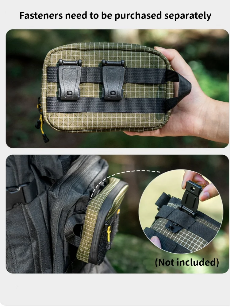 HIKEMAN Outdoor Taktische EDC Aufbewahrungstasche Werkzeugtasche Tragbarer Mini-Erste-Hilfe-Kasten – Detail 4