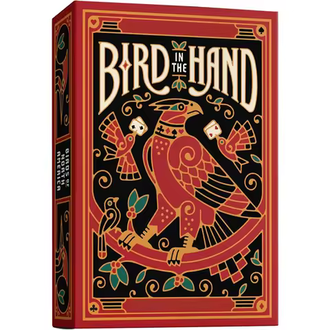 B62B-Bird In The Hand Themed Stunning Custom Art Playing Cards 54 Pieces Featuring A Unique Bird Design On Each Card In The Deck