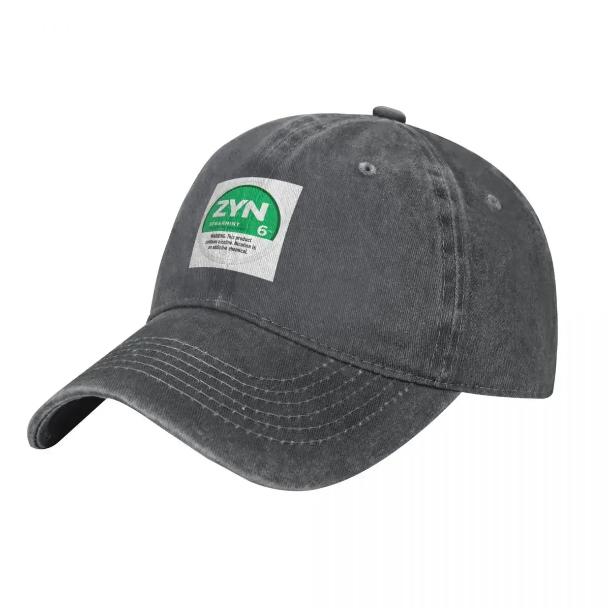 Zyn Spearmint 15 Nicotine Pouches Baseball Cap Golf Hat Baseball Cap Hat Beach Trucker Hats For Men Women's