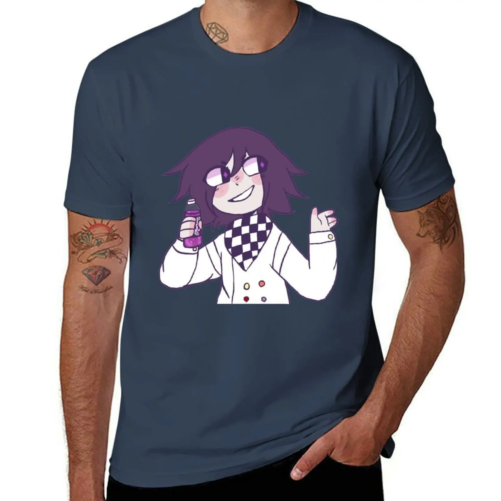 

Kokichi Ouma T-Shirt Trendy Print Short Sleeve T-Shirt