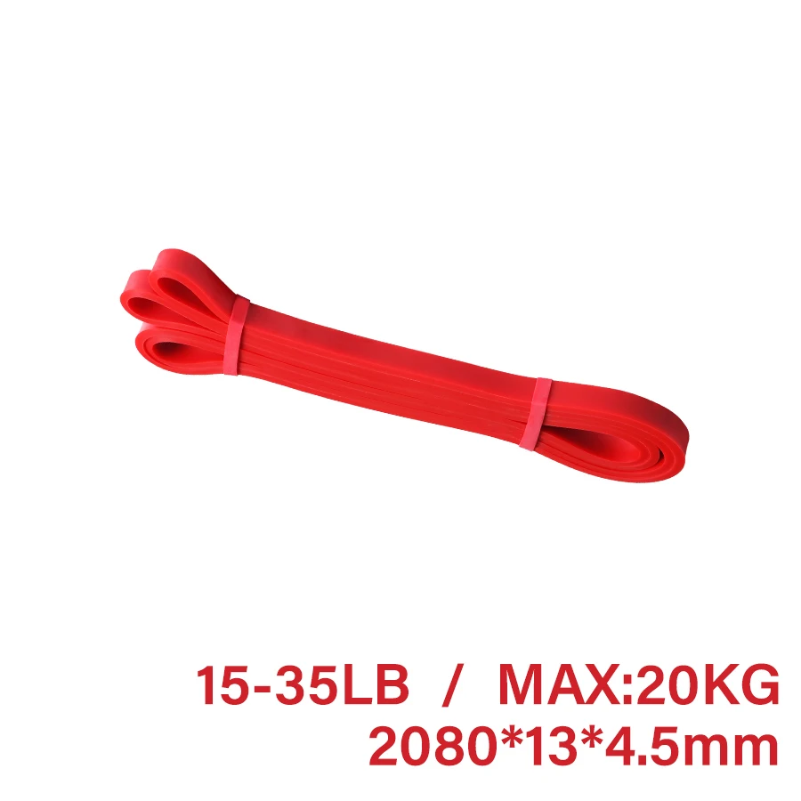 Workout Pilates Latex Weerstandsband Sport Fitness Oefening Elastiek Heavy Duty Sterkte Pull Up Crossfit Gymapparatuur