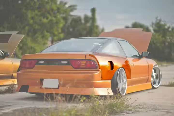 

Подходит для Nissan S13 180SX 50 мм стекловолоконное автоматическое заднее крыло