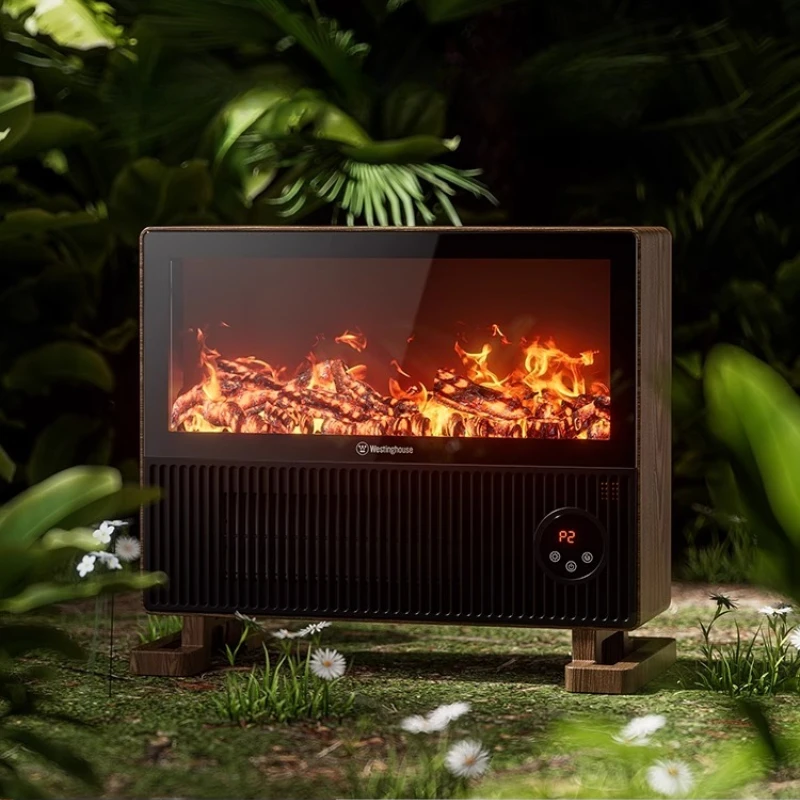 

Heater Bathroom Waterproof Heater Household Electric Heater Simulation Flame Fireplace