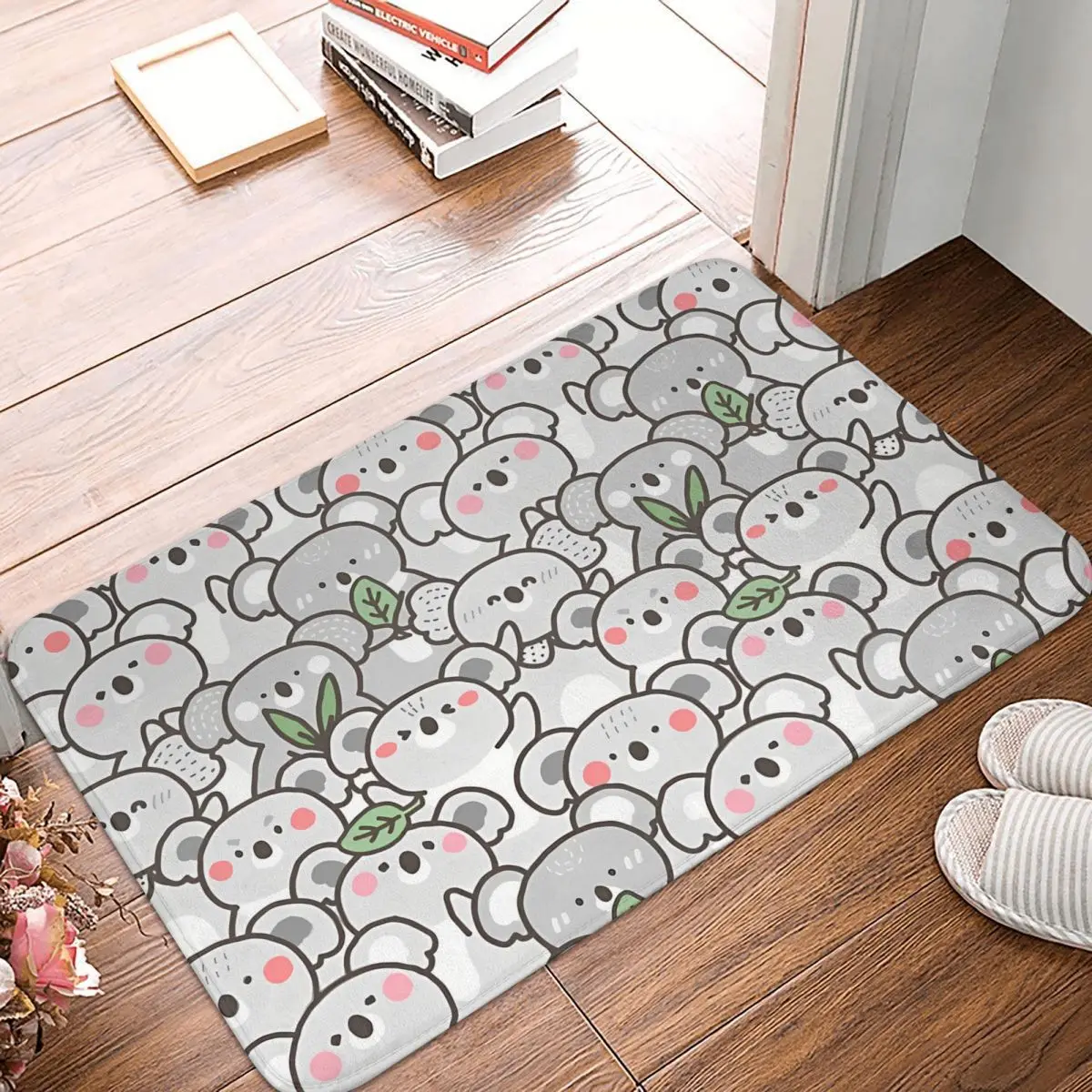 Pattern Of Cartoon Bathroom Non-Slip Carpet Koala Australian Animals Bedroom Mat Entrance Door Doormat Floor Decoration Rug