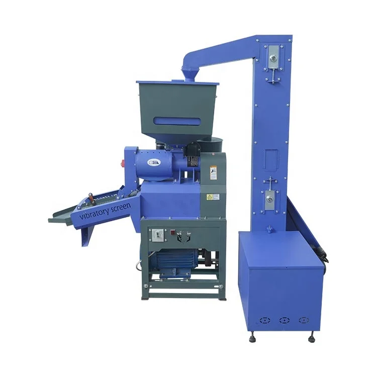 Popular Product in Afrcian Rice Mill Equipment Peeling Machine Commercial Big Combined Vibrating BB-N70 PRO MAX+elevator for Use