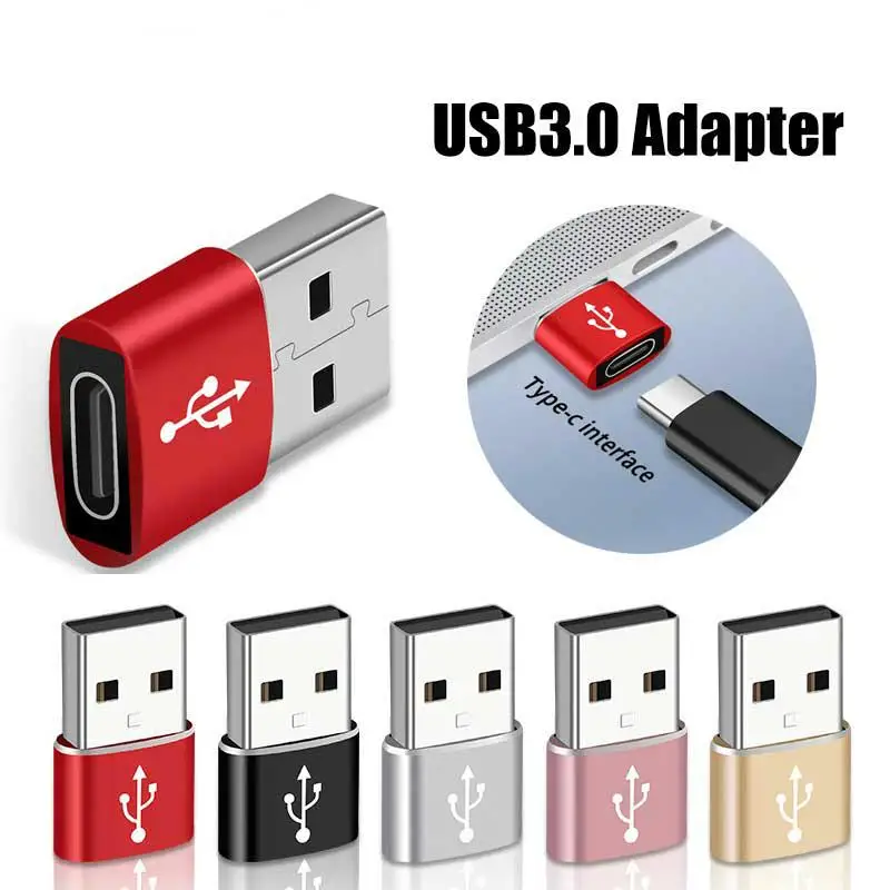 USB OTG Male To Type C Female Adapter Converter, Type-C Cable Adapter For Nexus 5x6p Oneplus 3 2 USB-C, Data Charger