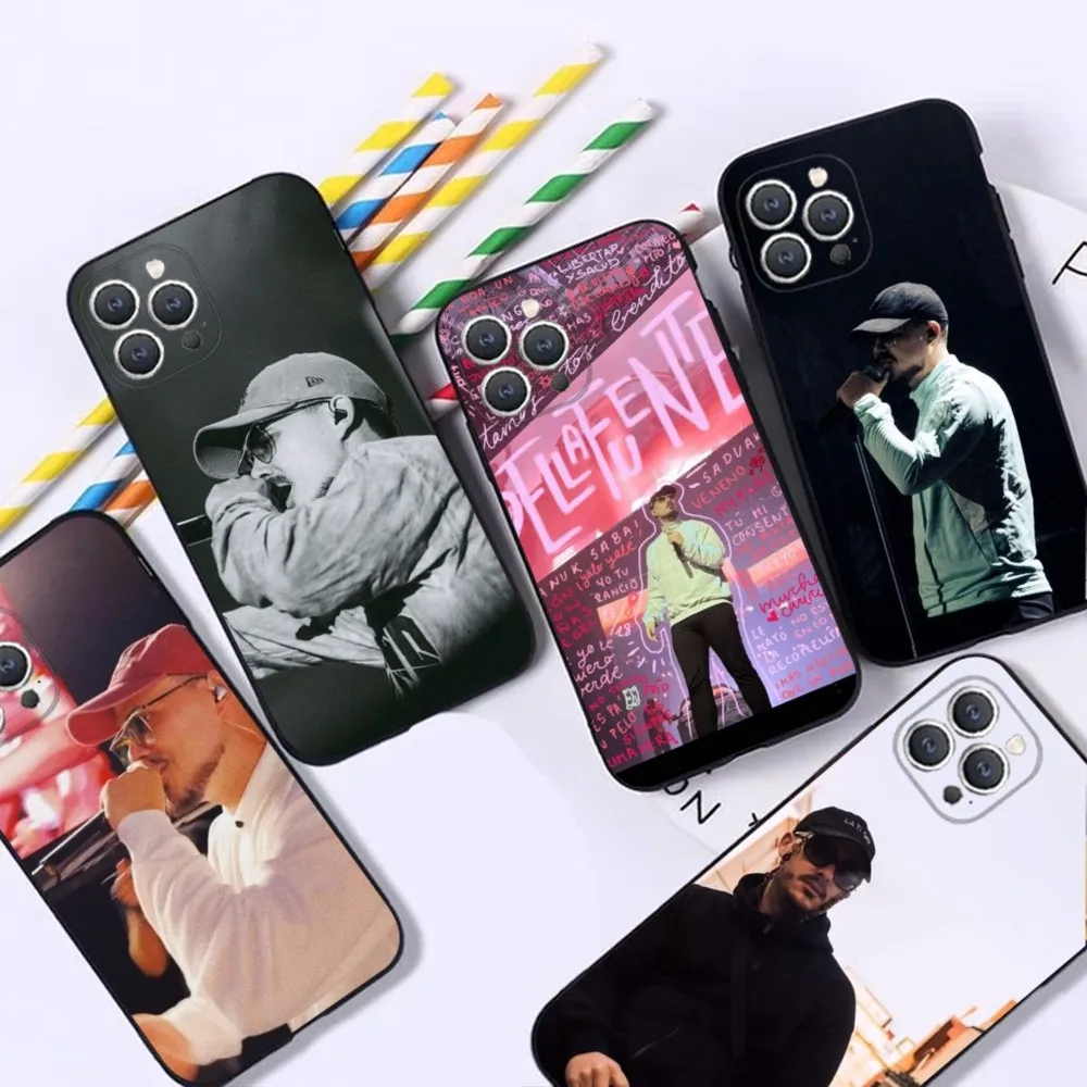 D-Dellafuente F C Phone Case For iPhone 16,15,14,13,12,Pro,Max,11,7,8,Plus,XR,XS Max Shockproof Silicone Soft Shell