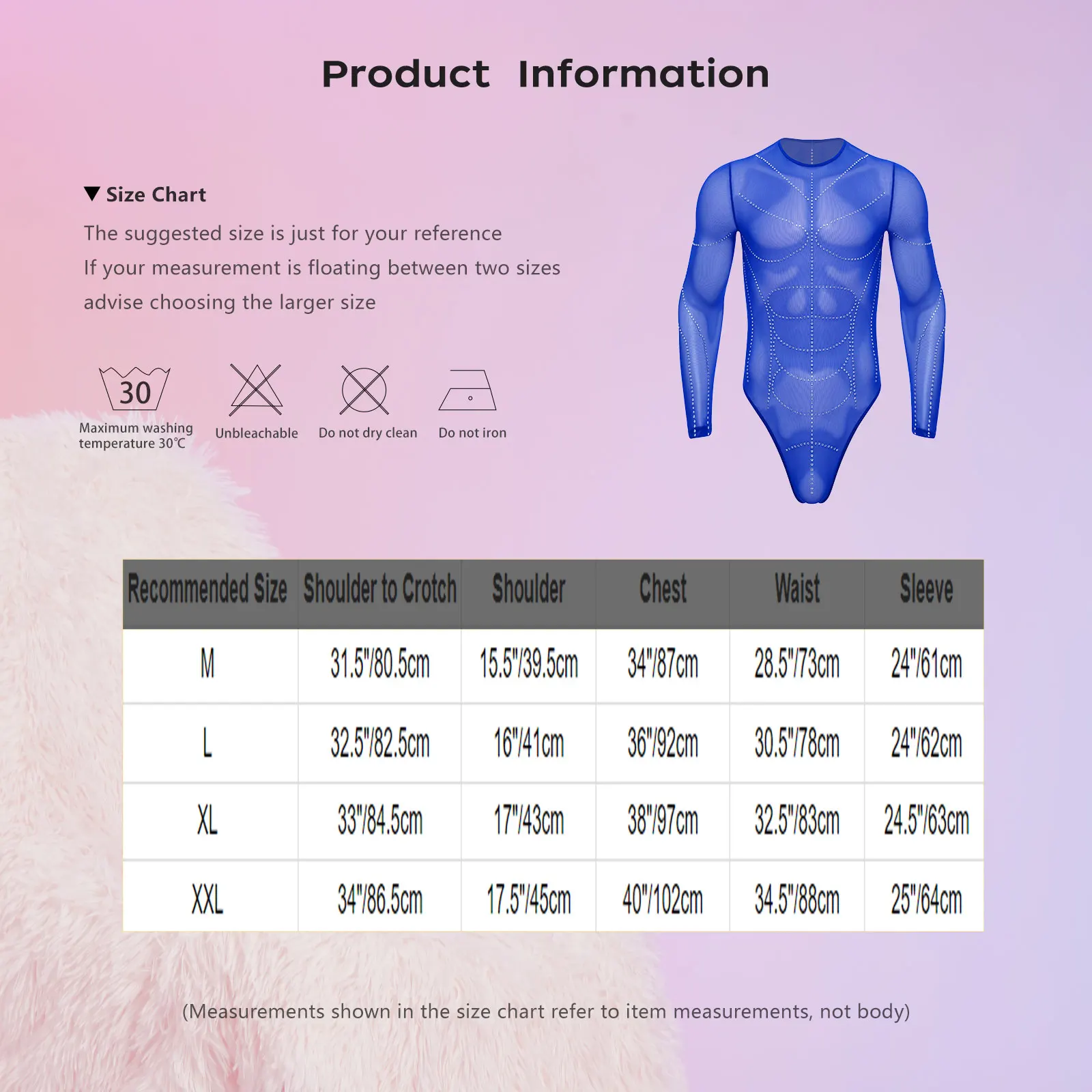 Mens Sexy Ultra-thin Slim Fit Sheer Mesh Bodysuit Long Sleeve Rhinestone Shaping Muscle Lines Leotard Jumpsuit for Body Showing
