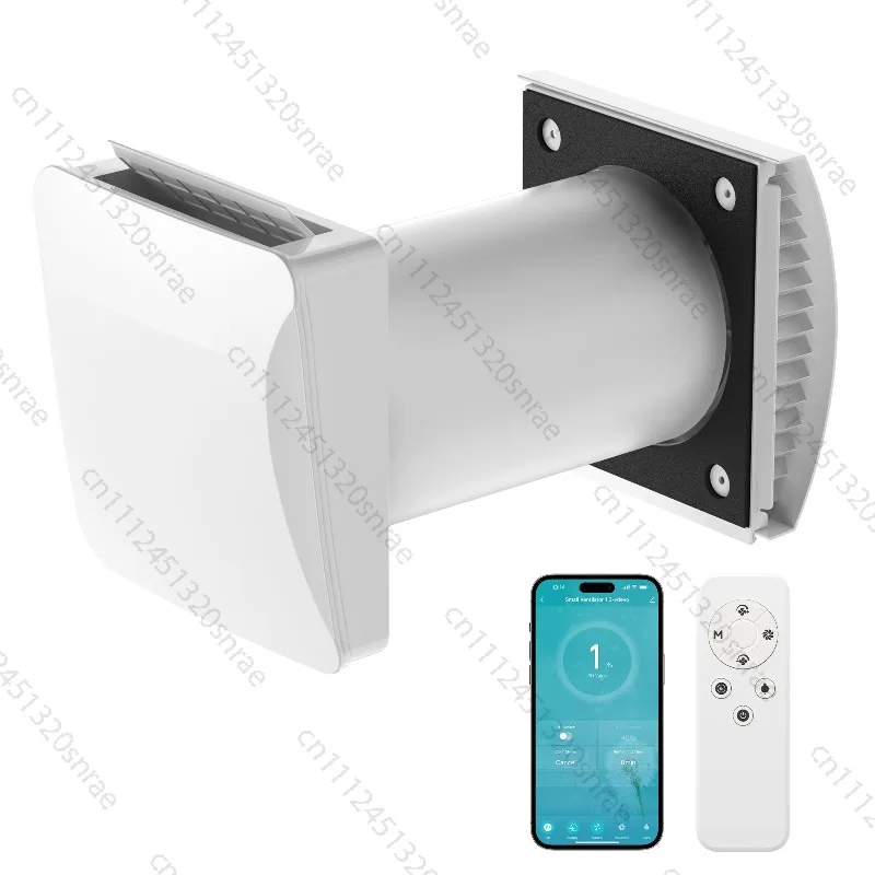 Mini Studio Erv Wifi Control Wall Retreat Indoor Ductless Heat Recovery Ventilation Air Filter Hot and Cold Ventilation