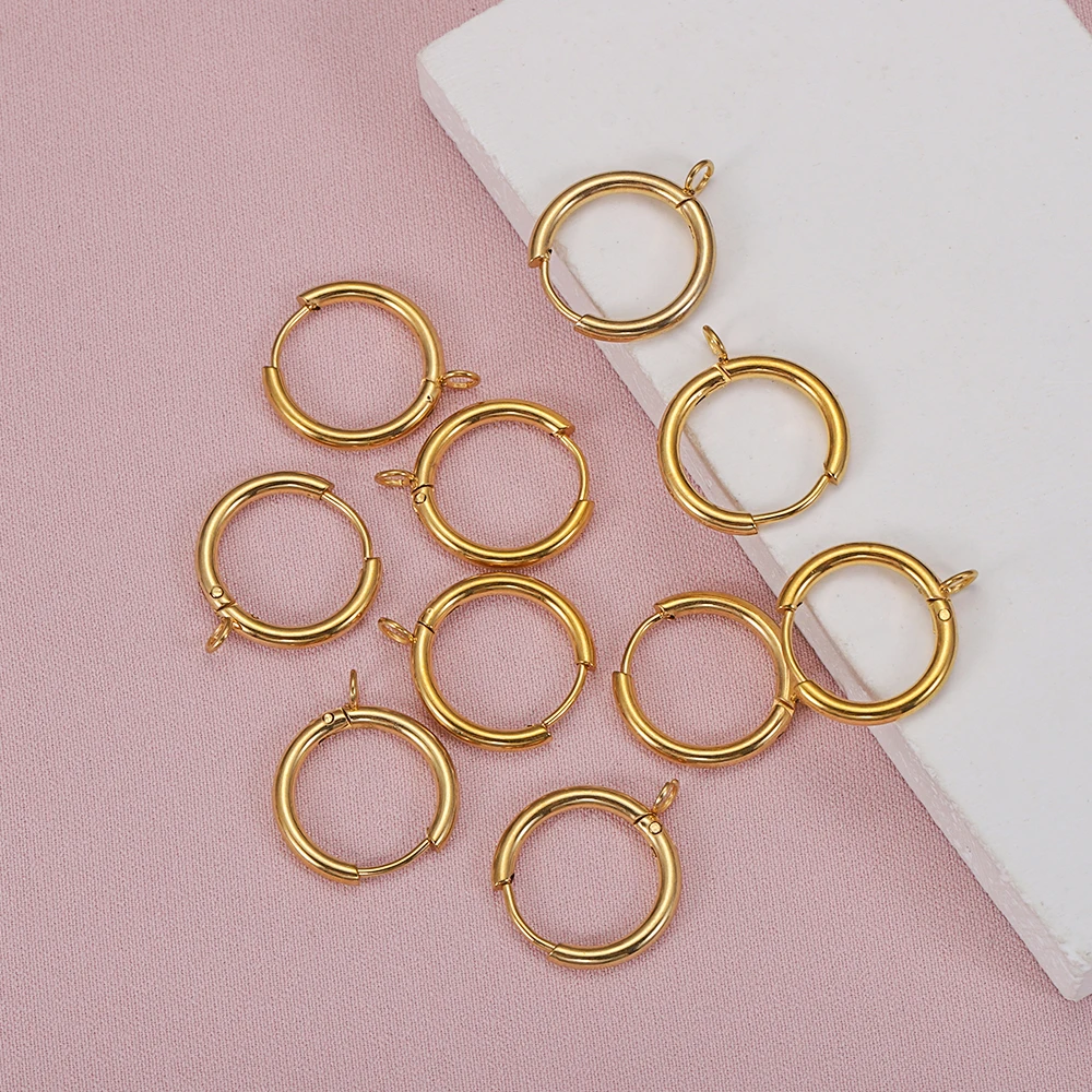 

Wholesale 10pcs Jump Rings Circle Open Bracelet Earring Pendant Connectors for Women DIY Making Jewelry Crafts Accessories