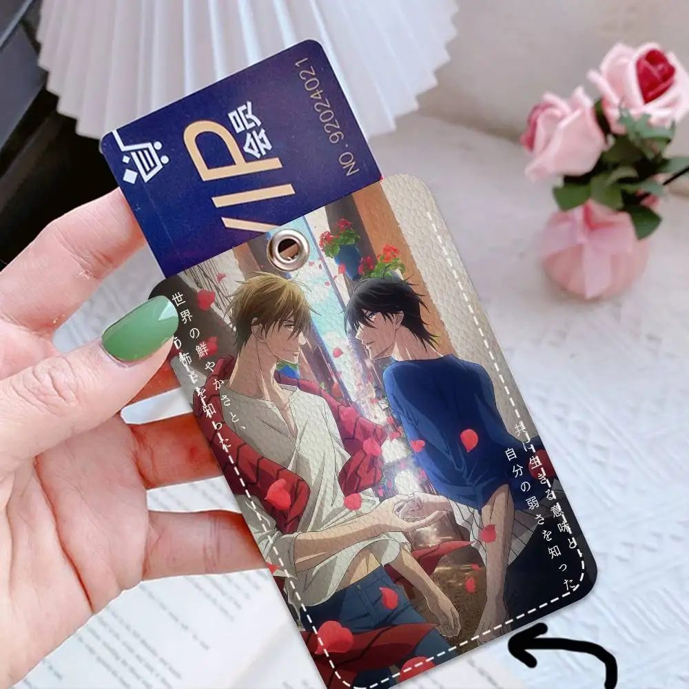 Dakaretai Otoko 1-i Ni Odosarete Imasu المفاتيح حاملي بطاقات كيرينغ البنك حافلة معرف بطاقات الائتمان سلاسل حلقية رئيسية #6