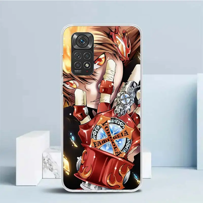 Katekyo Hitman Reborn Cover for Xiaomi Redmi Note 14 13 12 11 Pro Plus Phone Case 12S 11S 11T 11E 10S 10 Pattern Cases Note 12 1