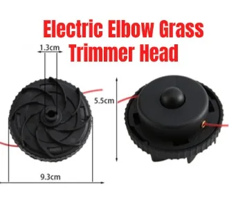 Tête de coupe électrique pour débroussailleuse, système d'alimentation automatique de fil, compatible avec les débroussailleuses à diamètre intérieur de 1,3 cm