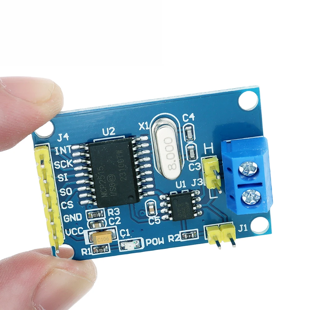 Interface Module SPI Module MCP2515 CAN Bus Module MCP2515 CAN Bus Driver Module Board for 51 MCU ARM Controller for Arduino DIY