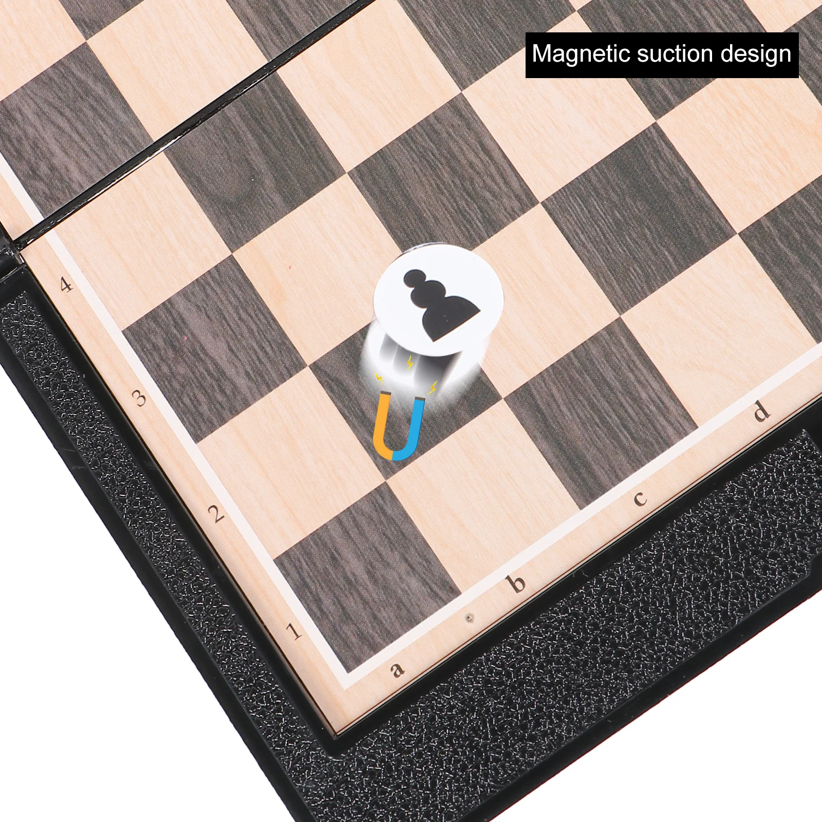 

2Set Foldable International Chess Set Premium Compact Travel Folding Chess Board Family Educational Collection