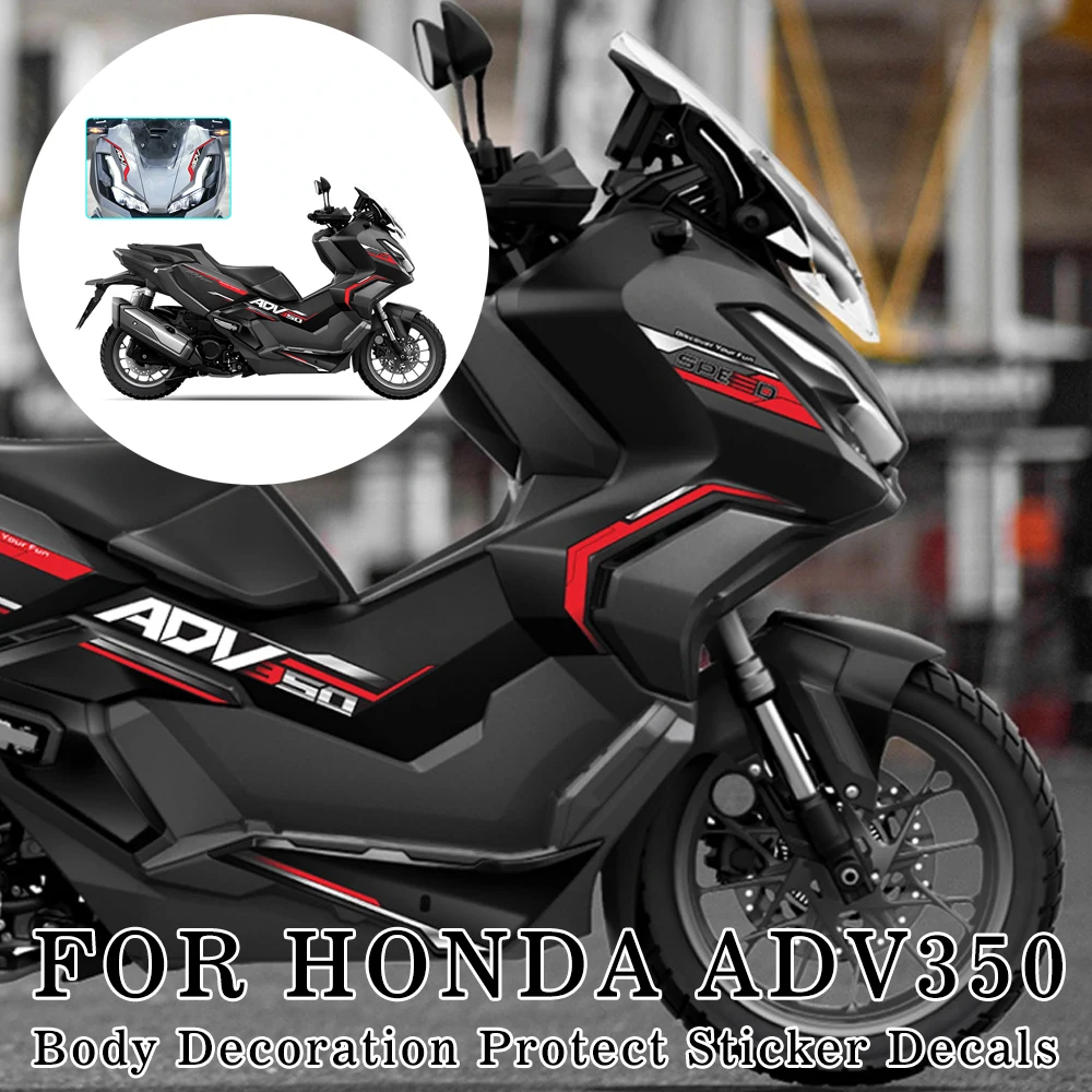 

Motorcycle Modification Body Sticker Decoration Protect Stickers Decals Accessories For HONDA ADV350 ADV 350 ADV-350 2025